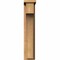Ekena Millwork Huntington Smooth Corbel w/Backplate, Western Red Cedar, 5 1/2"W x 12"D x 28"H COR06X12X28HUN01SWR - alternate 4